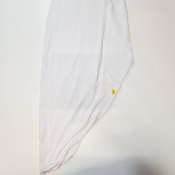 Superdown Mia Drape Slit Dress in White Small - Picture 14 of 14